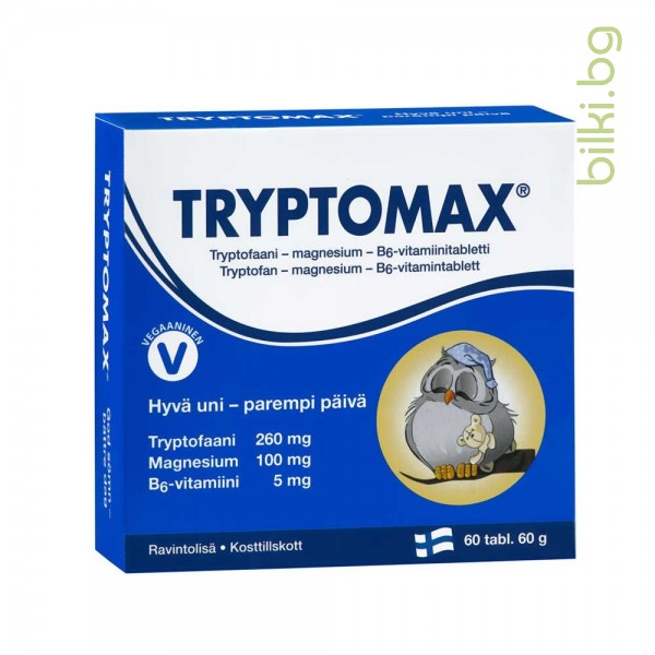Триптомакс, Лечител, 60 таблетки, triptomax