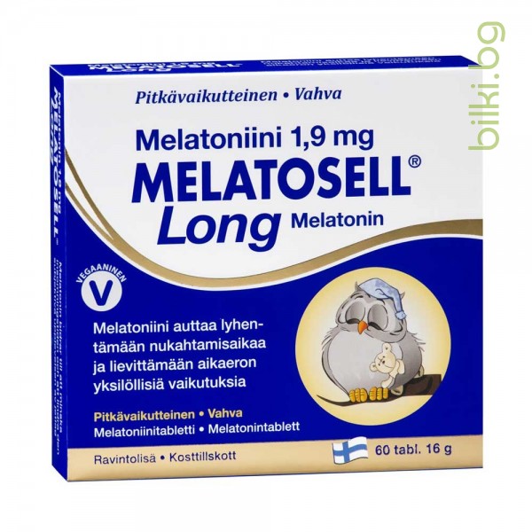 мелатонин лонг, мелатонин, лечител, melatonin