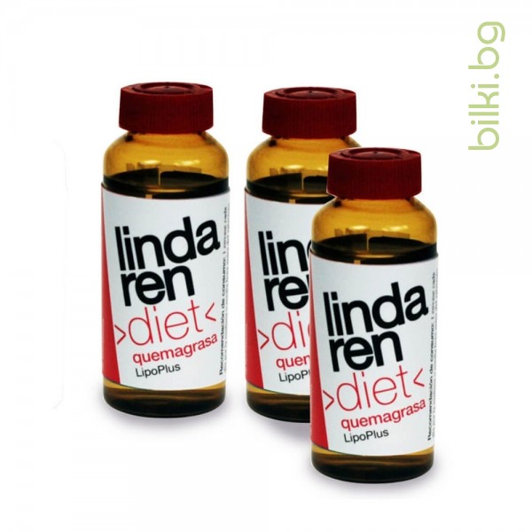 Lipoplus Отслабване и детокс, Linda ren diet, 15 амп. - main view