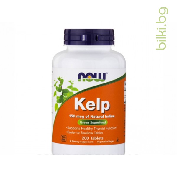 келп,kelp,източник на йод,йод,now foods,източник,йод,щитовидна жлеза