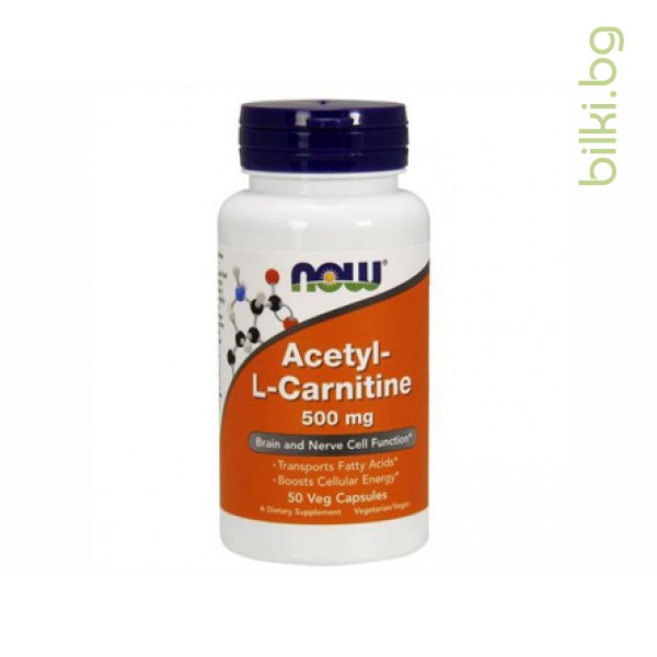 ацетил Л-Карнитин,аcetyl L-carnitine,now foods,л-карнитин цена,л-карнитин странични 