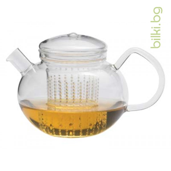 SОМА чайник 0.6 l,капаче от стъкло,акрилен филтър