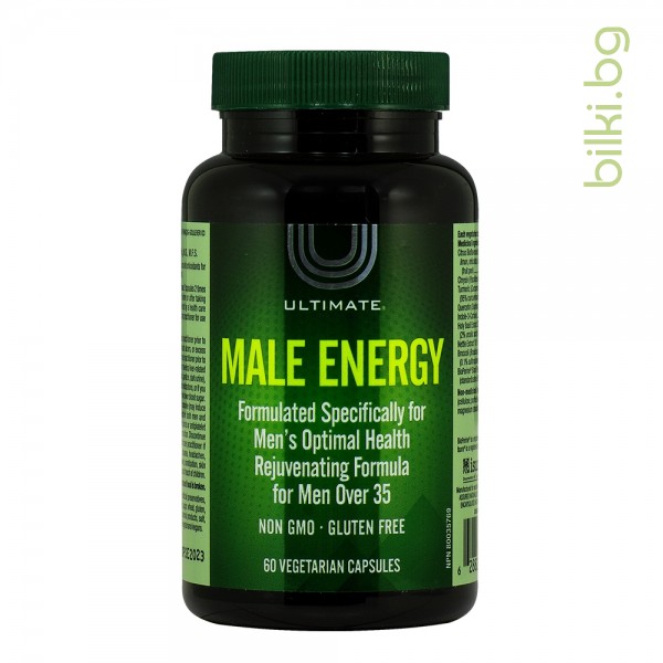 ultimate male energy, natural factors, формула за мъже, нисък тестостерон, билков продукт мъже, ниски нива тестостерон