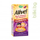 Alive Mултивитамини за деца, 30 желирани табл.