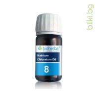 Минерална сол №8 Natrium Chloratum D6 - Натриум хлоратум, Bioherba, 100 mg, 230 табл.