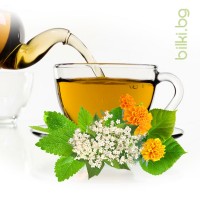 Нежен и ароматен успокояващ чай с бъз цвят, маточина и други билки. 