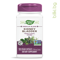 Kidney Bladder, Пикочен мехур и бъбреци, Nature's Way, 465 mg x 100 веге капсули 