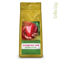 Лукс Сърдечен чай Холестоп - при високо кръвно и холестерол, Bioherba, 120 гр.