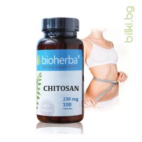 Хитозан, Bioherba, 230 мг, 100 капс.