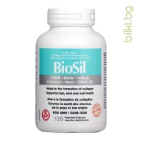 BioSil Коса, кожа и нокти, Preferred Nutrition, 118 mg, 120 V-капс.
