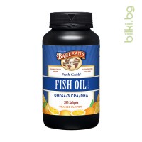 Рибено масло Fresh Catch, Barlean's, 1000 мг, 250 софтгел капс.