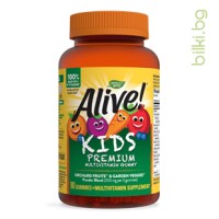 Аlive Kids Премиум Мултивитамини за деца, 90 желирани табл.