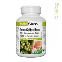 MetaSlim Зелено Кафе на Зърна, Webber Naturals, 400 mg, 50 V-капс.