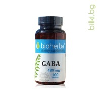 Габа, Bioherba, 480 мг, 100 капс.