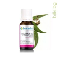 Етерично масло от Евкалипт (Eucalyptus oil), Bioherba, 10 мл