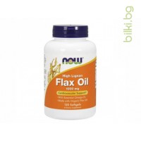 FLAX OIL ( HIGH LIGNAN ) , Now Foods, ДРАЖЕТА Х 120