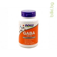 GABA 500 мг + B6, NOW Foods, КАПСУЛИ Х 100