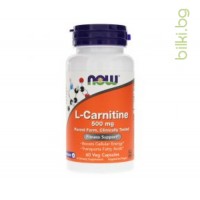 L-Carnitine 500 мг - 60 Капсули