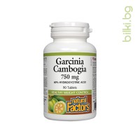 Гарциния Камбоджа, Natural Factors, 750 mg, 90 табл.