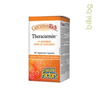 Теракурмин, Natural Factors, 30 mg, 60 V-капс.