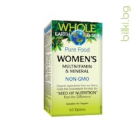 Мултивитамини и минерали за жени, Whole Earth & Sea, 60 табл.