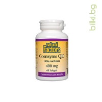 Коензим Q10, Natural Factors, 400 mg, 60 софтгел капс.