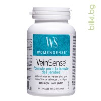 VeinSense Красиви крака формула, WomenSense, 90 V-капс.