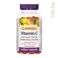 Витамин С Гъми, Webber Naturals, 125 mg, 120 желирани табл.