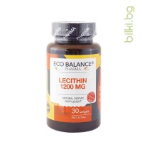 Соев лецитин 1200 mg, Eco Balance, 30 капсули