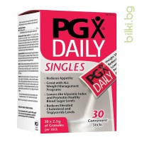 pgx daily ultra singels, natural factors, fibres, weight loss, отслабване, апетит контрол, намаляване на теглото, наднормено тегло, диетични фибри отслабване