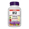 витамин в12, б12, webber naturals, цианкобаламин, сублингвални таблетки, енергиен метаболизъм, червени кръвни клетки, анемия, витамин в12 цена
