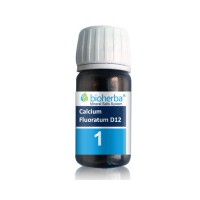 Минерална сол №1 Calcium Fluoratum D12 - Калциум флуоратум, Bioherba, 100 mg, 230 табл.