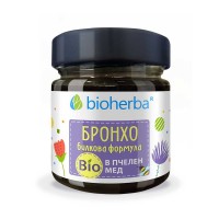 Бронхо Билкова формула в Био Пчелен мед, Bioherba, 280 гр.