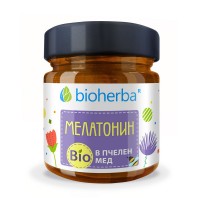 Мелатонин в Био Пчелен мед, Bioherba, 280 гр.
