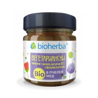 Вегетариански комплекс в Био Пчелен мед - при дефицит на желязо, Bioherba, 280 гр.