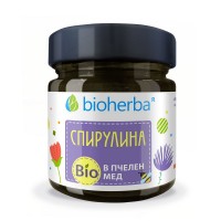Спирулина в Био Пчелен мед, Bioherba, 280 гр.