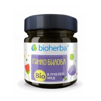 Гинко Билоба в Био Пчелен мед, Bioherba, 280 гр.