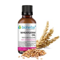 Базово масло от Пшеничен зародиш - за коса и лице, Bioherba, 50 мл