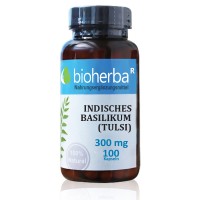 Свещен босилек – Тулси, Bioherba, 300 мг, 100 капс.