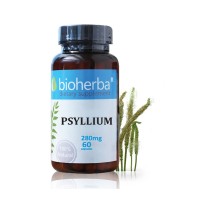 Псилиум Хуск - натурално слабително средство, Bioherba, 280 мг, 60 капсули