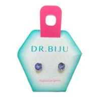 Хипоалергенни обици Xirius Light Sapphire 5.3 мм - DXI53C211, Dr. Biju, 1 чифт