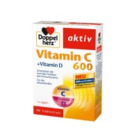 ДОПЕЛХЕРЦ® актив Витамин C 600 + Витамин D, 40 таблетки