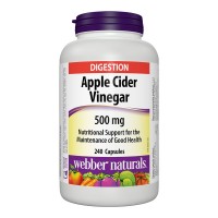 Ябълков оцет, Webber Naturals, 500 mg, 240 капс.