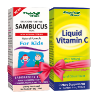 ПРОМО ПАКЕТ Самбукус Нигра за деца 120 мл. + Витамин С течен 120 мл.