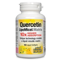 Кверцетин LipoMicel Matrix, Natural Factors, 250 mg, 60 софтгел капс.
