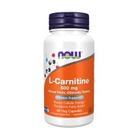 Л-Карнитин, Now Foods, 500 mg, 60 капс.