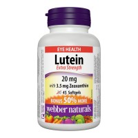 Лутеин 20 mg + Зеаксантин 3.5 mg, Webber Naturals, 45 софтгел капс.