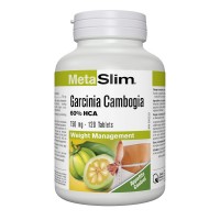 MetaSlim Гарциния Камбоджа, Webber Naturals, 750 mg, 120 табл.