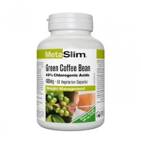 MetaSlim Зелено Кафе на Зърна, Webber Naturals, 400 mg, 50 V-капс.