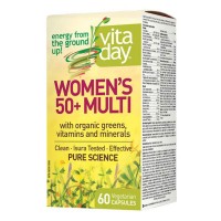 Мултивитамини за Жени 50+, Vitaday, 60 V-капс.